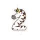 Jungle candle 2 Zebra