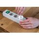 Stopcontactadapter Brennenstuhl USB A 2.4A wit