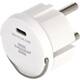 Stopcontactadapter Brennenstuhl USB C 2.4A wit