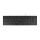 Toetsenbord Quantore QWERTY bedraad USB-A zwart
