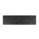 Toetsenbord Quantore QWERTY draadloos USB-A adapter zwart