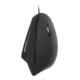 Muis Quantore ergonomisch bedraad USB-A zwart
