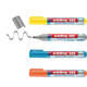 Viltstift edding 385 flipover penseelpunt assorti 4 stuks