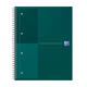Spiraalblok Oxford International Notebook A4+ lijn 160 pagina's groen