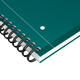 Spiraalblok Oxford International Notebook A4+ lijn 160 pagina's groen