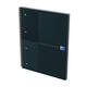 Spiraalblok Oxford International Notebook A4+ lijn 160 pagina's zwart