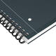 Spiraalblok Oxford International Notebook A4+ lijn 160 pagina's zwart