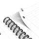 Spiraalblok Oxford International Notebook A4+ lijn 160 pagina's zwart