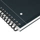 Spiraalblok Oxford International Notebook A4+ ruit 5X5mm 160 pagina's zwart
