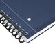 Spiraalblok Oxford International Notebook A4+ lijn 160 pagina's blauw
