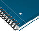Spiraalblok Oxford International Notebook A4+ lijn petrol blauw
