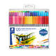 Kleurstift Staedtler 3200 dubbele punt fijn en ultrafijn assorti 120st