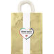 Cadeautas Folia goud kraft 24x31x12cm 20 stuks