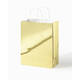 Cadeautas Folia goud kraft 24x31x12cm 20 stuks