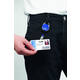 Afrolmechanisme Durable Style met drukknopsluiting blauw 10 stuks