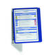 Wandelement Durable Vario Wall met 5-tassen blauw