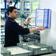 Wandelement Durable Vario Wall met 5-tassen blauw