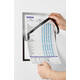 Duraframe Durable 498923 Note A4 magnetisch zilver
