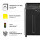 Papiervernietiger Fellowes Powershred 425I stroken 5,8mm