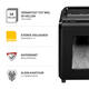 Papiervernietiger Fellowes Powershred 92CS snippers 4x38mm