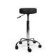 Tabouret kruk Office hoog met gasveer harde wielen zw