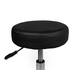Tabouret kruk Office standaard met gasveer harde wielen zw