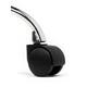 Tabouret kruk Office standaard met gasveer harde wielen zw
