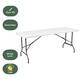 Vouwtafel BRASQ 180x70x74cm FT180 wit