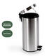 Pedaalemmer BRASQ 30 liter rvs