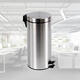 Pedaalemmer BRASQ 30 liter rvs
