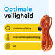 Verlengkabel BRASQ 20m oranje