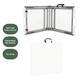 Vouwtafel BRASQ 120x60x74cm FC120 wit