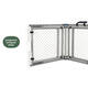Vouwtafel BRASQ 120x60x74cm FC120 wit