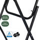 Statafel BRASQ 80cm BT100 zwart