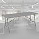 Vouwtafel BRASQ 180x70x74cm FT180 grijs