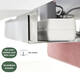 Kabelgoot BRASQ verstelbaar 75-150cm CT100 zilver