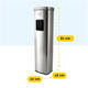 Afvalbak met asbak BRASQ 20 liter AT400 rvs