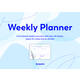 Planner Brepols Weekly A4 7dagen/1pagina horizontaal assorti