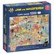 Puzzel JvH Op hete kolen 1000st