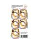 Postzegel Nederland 50-350 gram 5 per vel