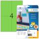 Etiket HERMA 4564 105x148mm groen 80 stuks