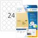 Etiket HERMA 4236 rond 40mm transparant 600 stuks