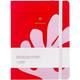 Notitieboek A5 Arty roze/rood A-Journal