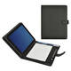 Schrijfmap DESQ voor tablet 7"-10" met sluitclip zwart