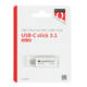 USB stick 3.1 Quantore USB-C 256GB zilver