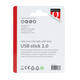 USB stick 2.0 Quantore USB-A 64GB zwart