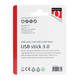 USB stick 3.0 Quantore USB-A 64GB zwart