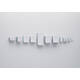 Toiletpapierdispenser Satino BT1 Hyginity gevouwen wit 333424