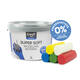 Klei Creall supersoft rood/blauw/groen/geel/wit 1750gram