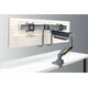 Monitorarm Kensington SmartFit dubbel dwarsbalk en handgreep